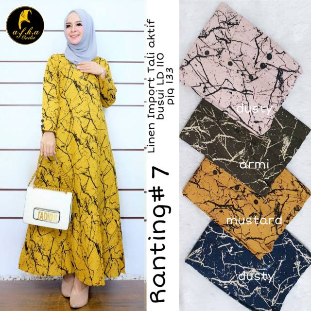 Ranting /gamis ranting/gamis ori solo/gamis branded