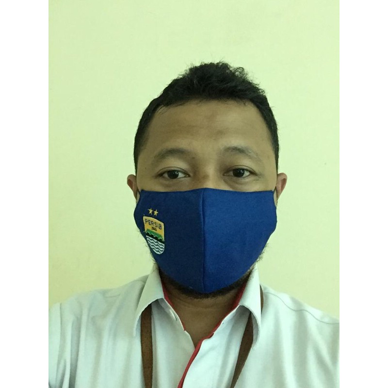 MASKER PERSIB BORDIR (3 PLY)