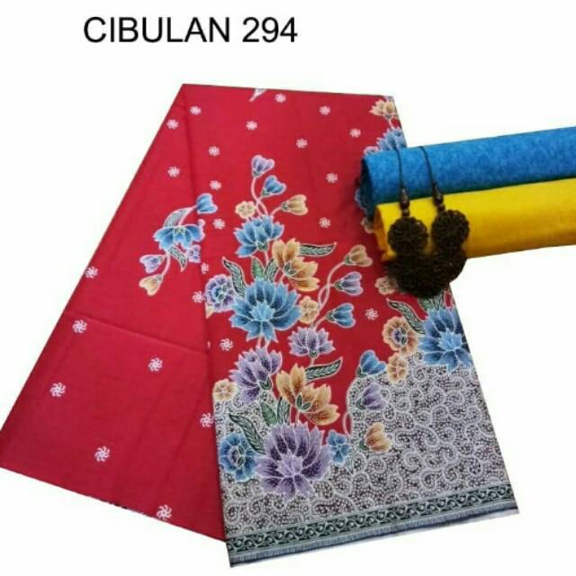 Kain Batik Pekalongan Cibulan 294 Merah