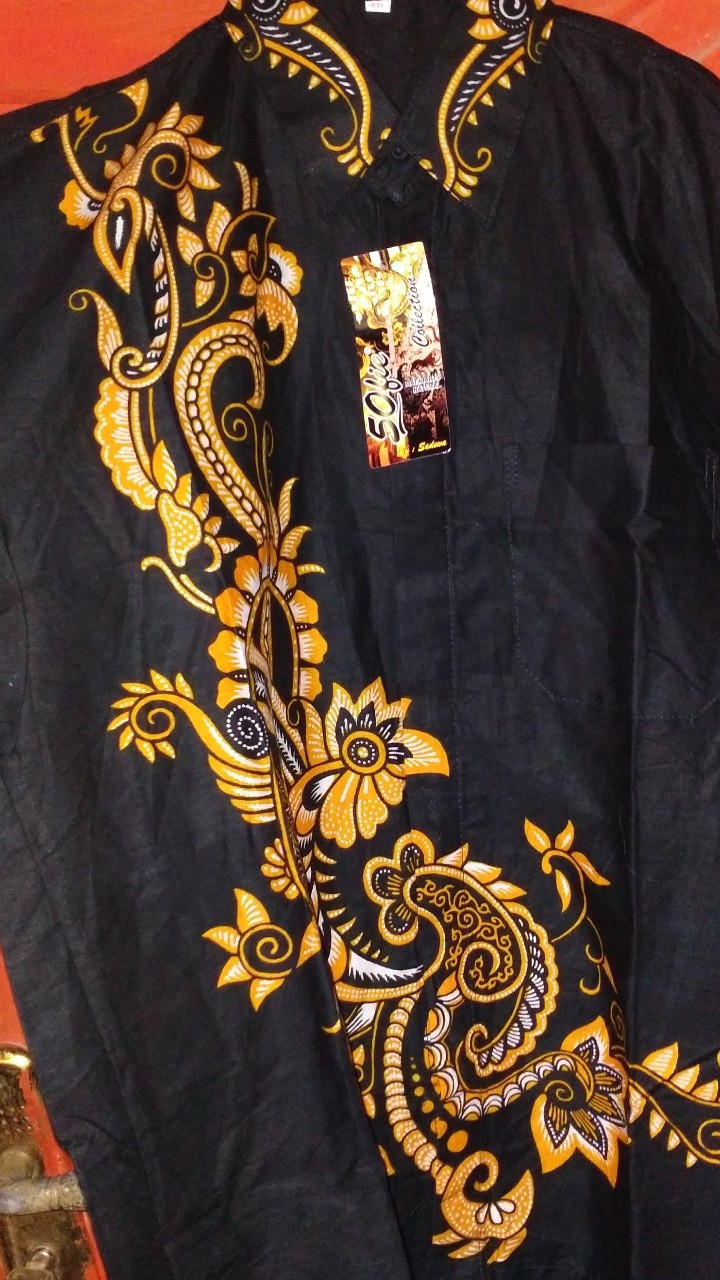 Kemeja Batik Pria Lengan Pendek Size M L Xl Xxl  Bswart Batik