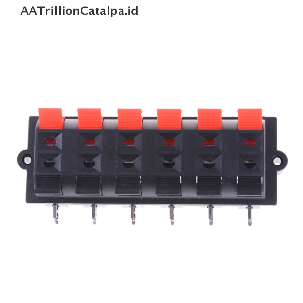 (AATrillionCatalpa) Blok Terminal Strip Konektor Speaker Stereo 12 Way 2 Baris