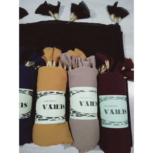 HIJAB PASMINA TALI JUNTAI CERUTY BABYDOLL