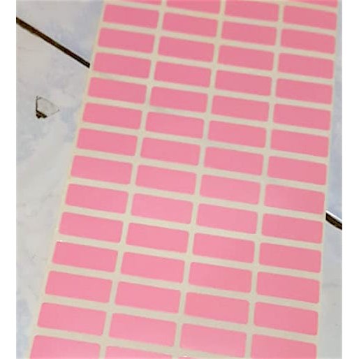 

Label nama anti air stiker waterproof Polos Pink