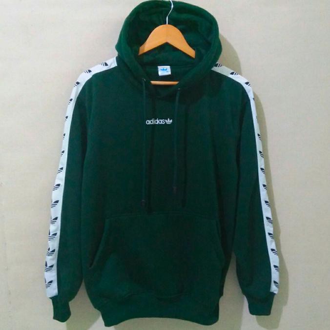 PROMO jaket sweater hoodie adidas TNT hijau tua LARIS