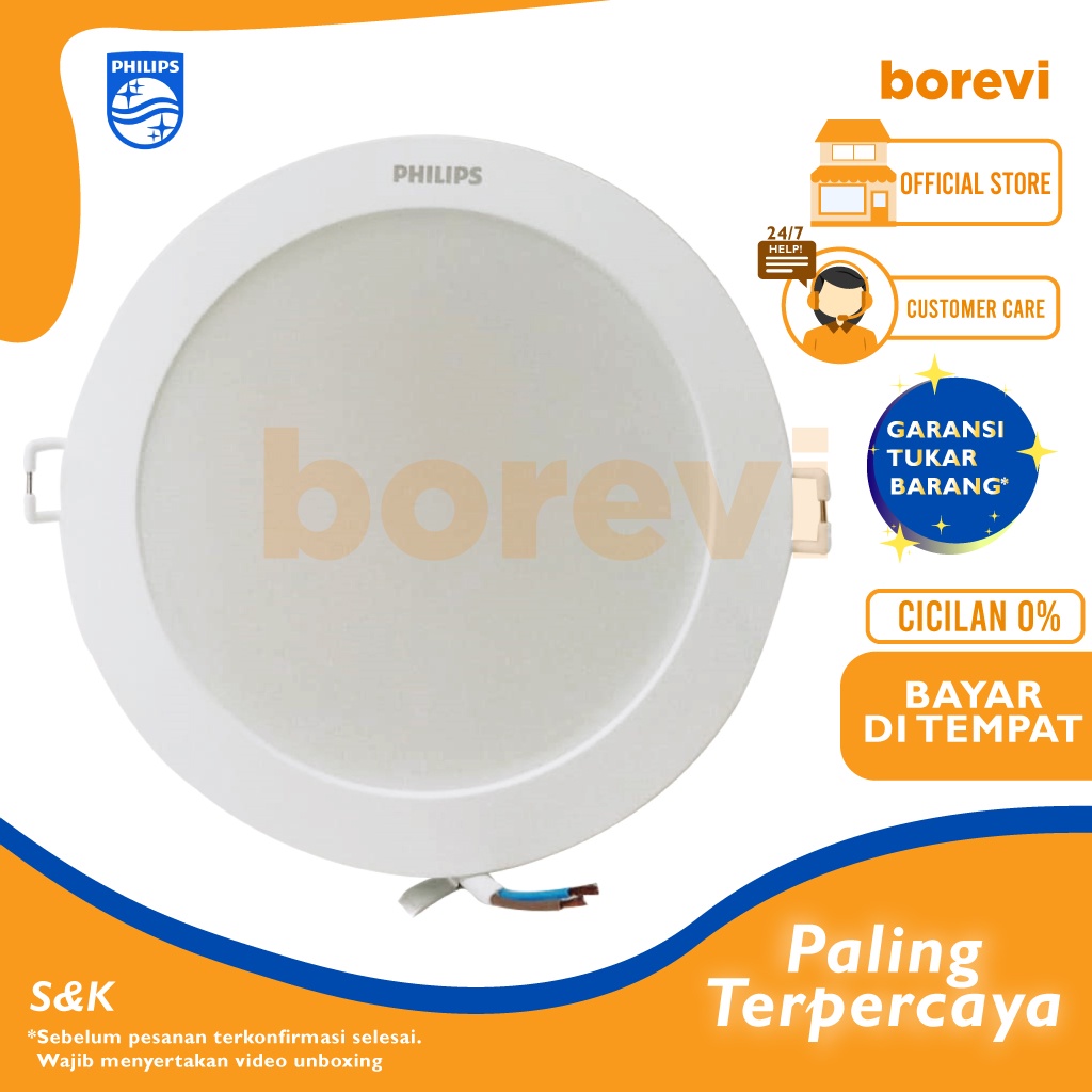 LAMPU DOWNLIGHT PHILIPS / LED PANEL PHILIPS ERIDANI 14 WATT