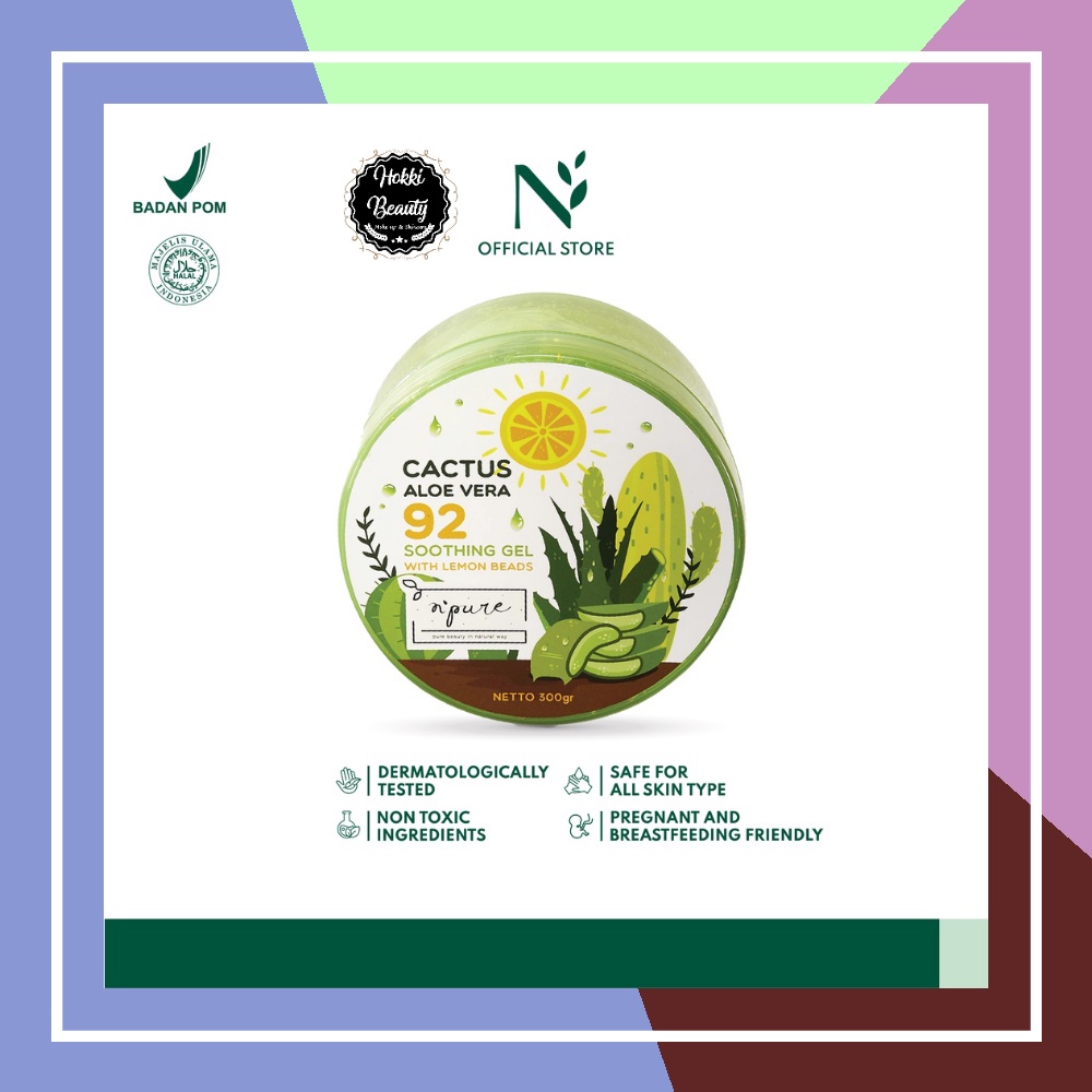 NPURE Cactus Aloe Vera Soothing Gel 300 ml