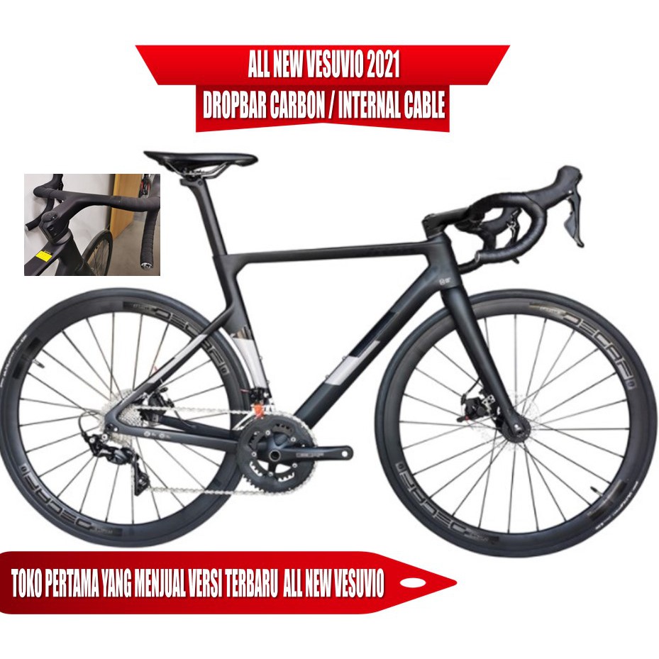 Sepeda Roadbike Java VESUVIO 2021 Dropbar Carbon Inner Cable