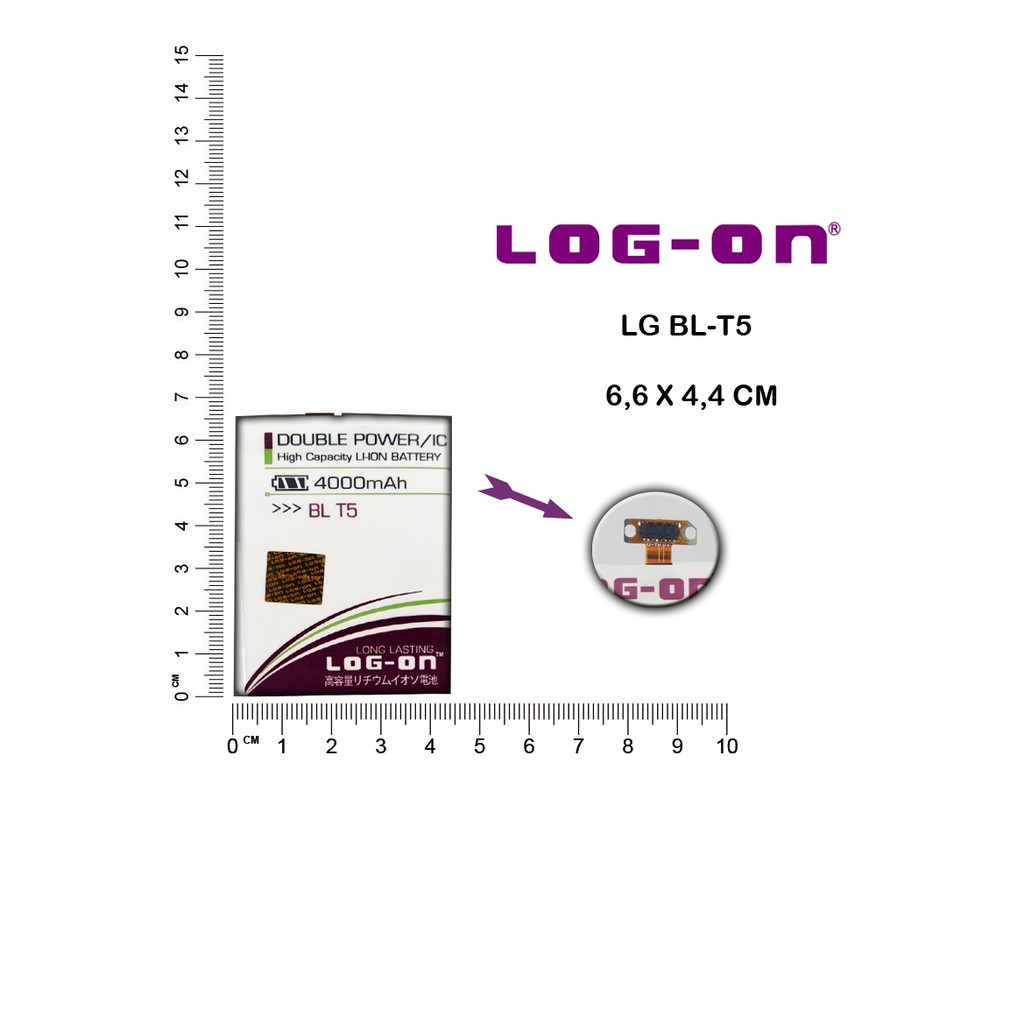 LOG - ON LG BL-T5 | LG Nexus 5 Baterai Double IC Protection Battery Batre