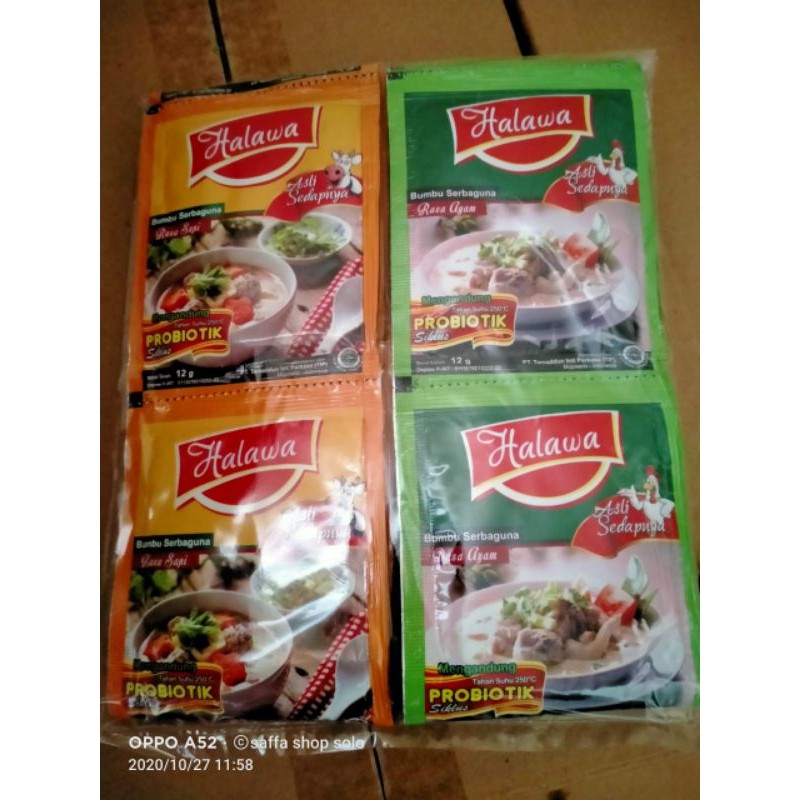 

Halawa Sachet Bumbu Masak Serbaguna + Probiotik