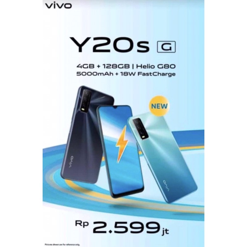 VIVO Y20sg RAM 4/128 GARANSI RESMI