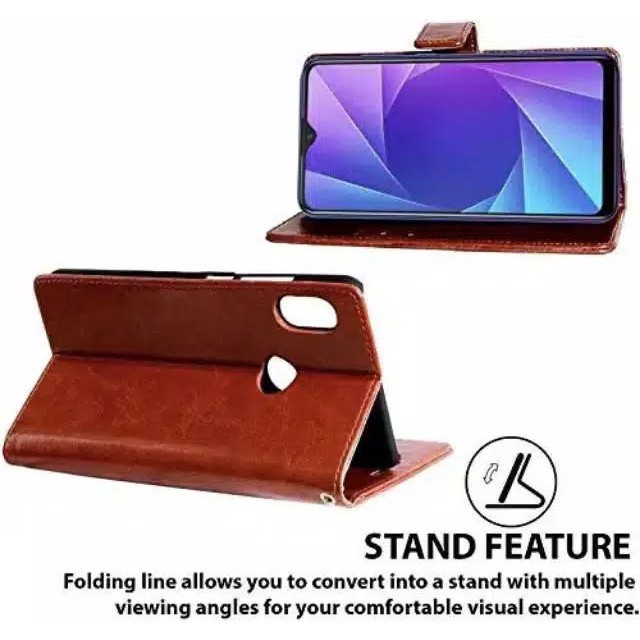 FLIP DOMPET LEATHER FLIP CASE FOR SAMSUNG A11