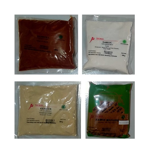 ANEKA BUMBU KERING BUBUK HALUS - Bawang Putih - Paprika Merah - Mrica - Ketumbar - Kencur - Rawit Manado - dll - Micron - Tokomart Shop