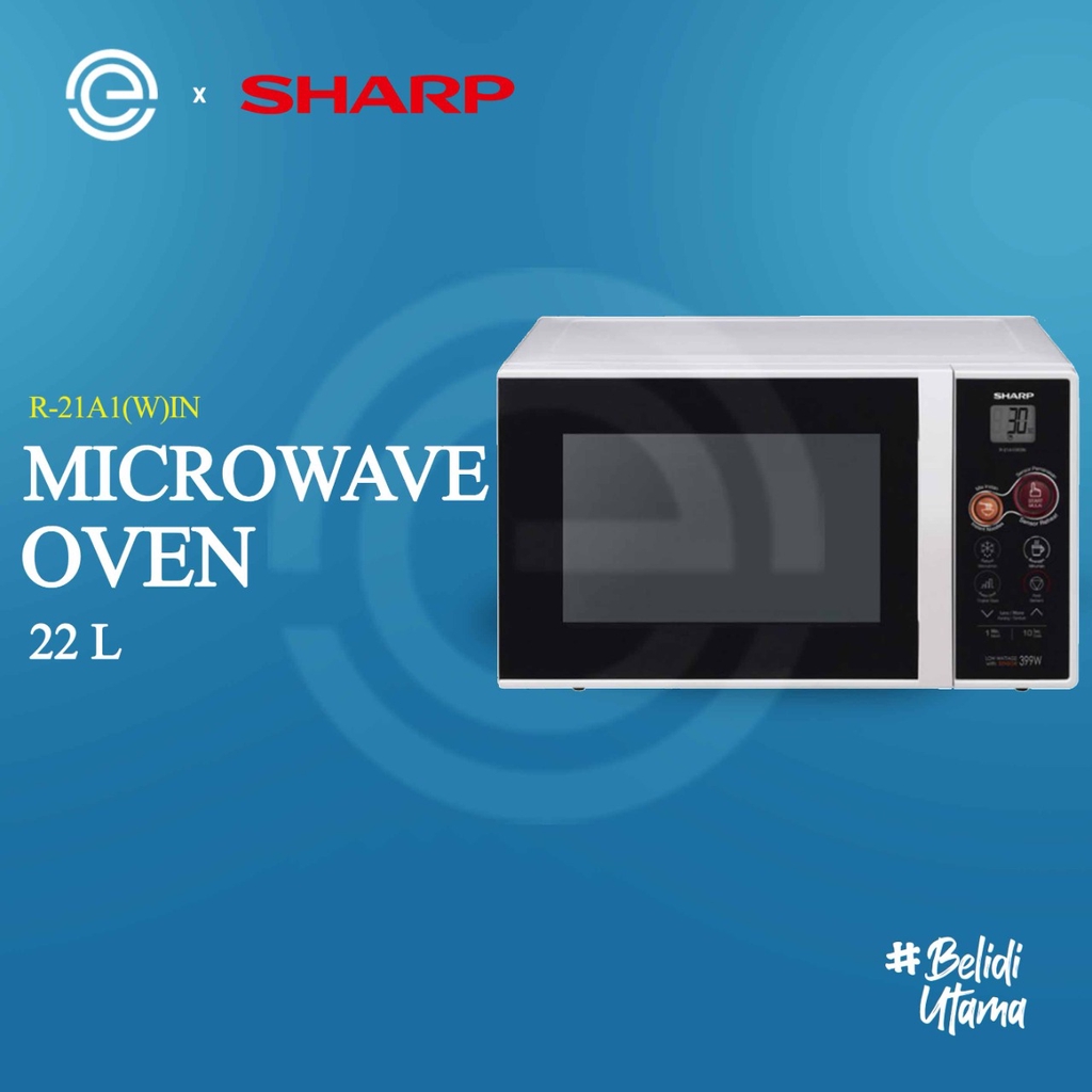 SHARP Microwave Oven Low Watt 22 Liter R-21A1(W)IN