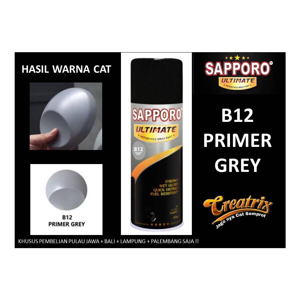 Sapporo Ultimate B12 Primer Grey / Sapporo Spray / Epoxy / Poxy