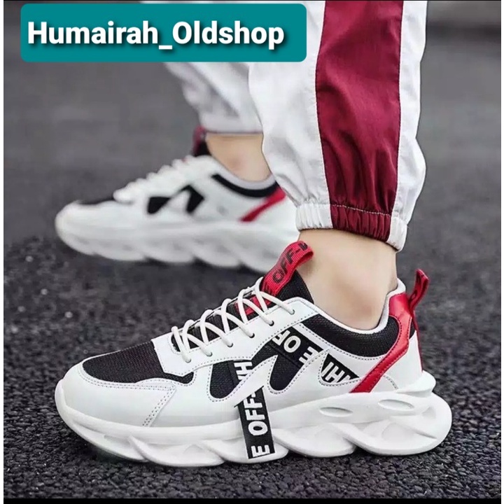 HUMAIRAH_OLDSHOP || SEPATU SNEAKERS FASHION KOREA OFFWHITE MASA KINI