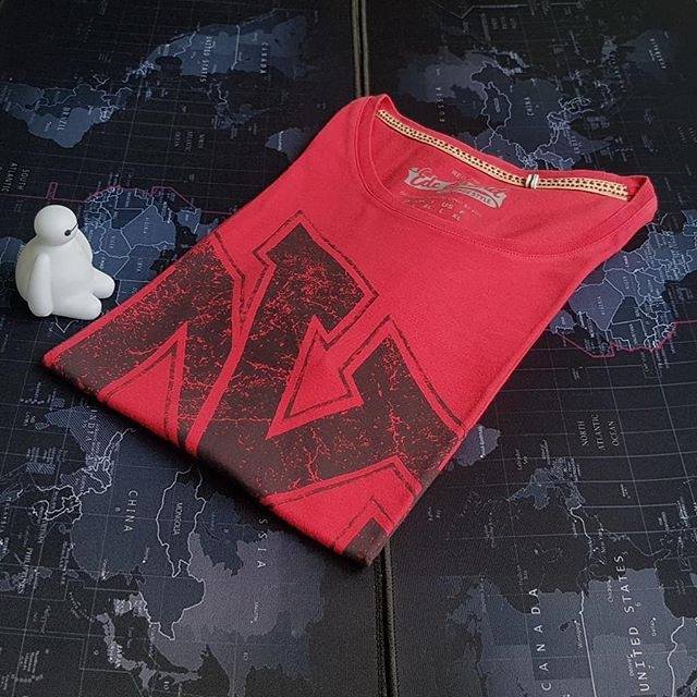 Kaos pria EDC BRAND SECOND BRANDED