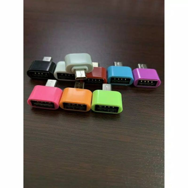 OTG MINI PERSEGI Micro USB Sambungan Port Konektor NON KABEL USB Female to Micro USB Male CONNECTOR