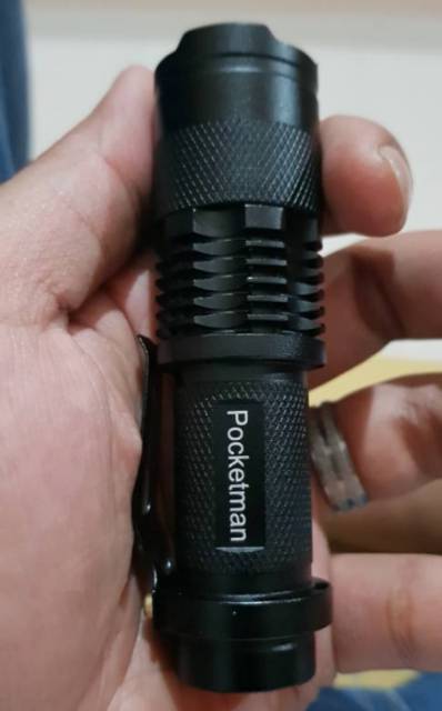 Senter Police LED Senter mini Pocketman LED Flashlight 2000 Lumens waterproof