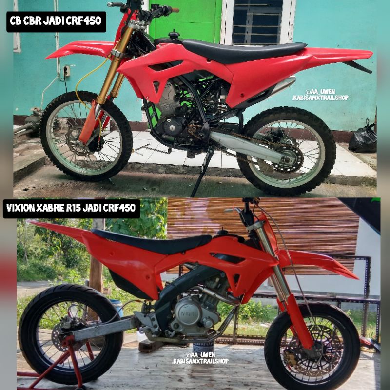 body crf 450 custom deltabox untuk vixion cb cbr tangki injeksi dan karbu deltabox lain nya