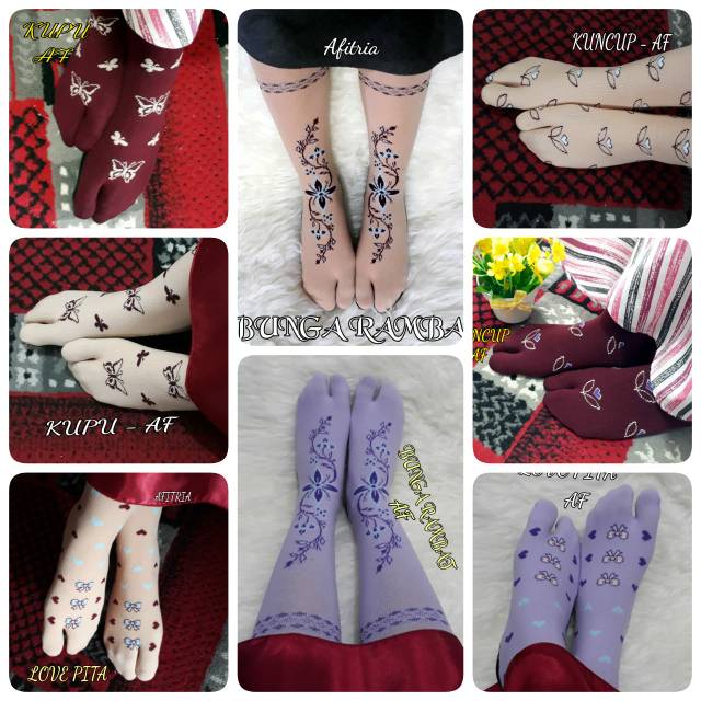 6 Pasang kaos kaki jempol (BISA COD)