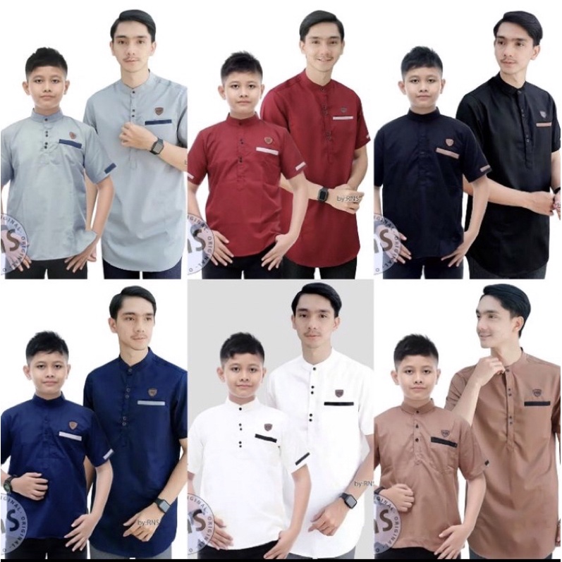 KURTA COUPLE KOKO PUTIH BAJU LEBARAN