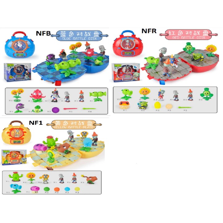 Mainan Plant VS Zombie Koleksi Terbaru Arena Zombie Shot Set