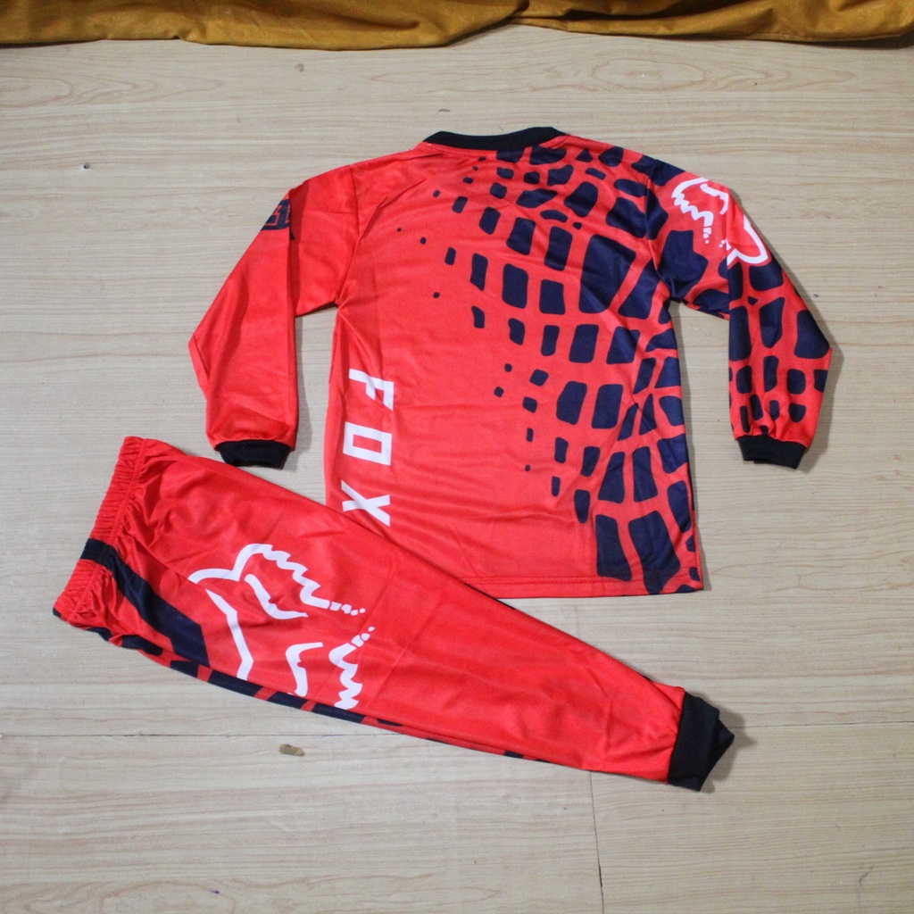 Jersey baju balap setelan baju motor cross/baju balap sepeda anak