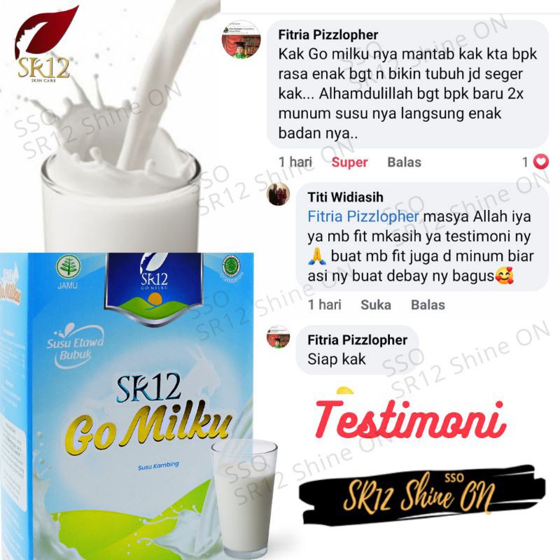 

susu etawa//susu embe//susu kambing//SUSU KESEHATAN//BOSTER ASI//GOMILKU SR12