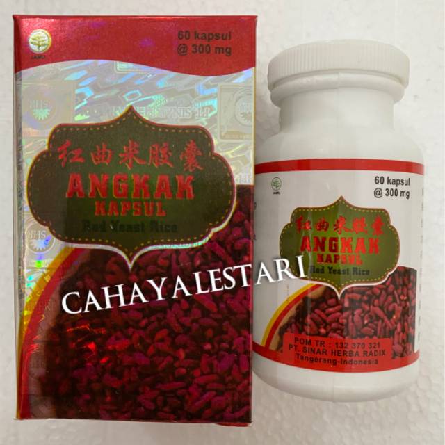 Jual Angkak Kapsul Red Yeast Rice Obat Hipertensi Kolestrol Dbd Indonesiashopee Indonesia 