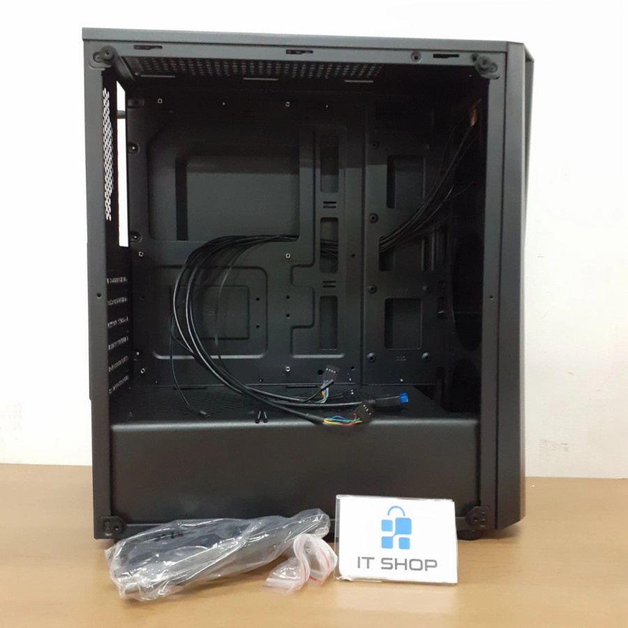 Case / Casing AeroCool Carbonite - ATX - TG - Free 1X12cm Fan RGB