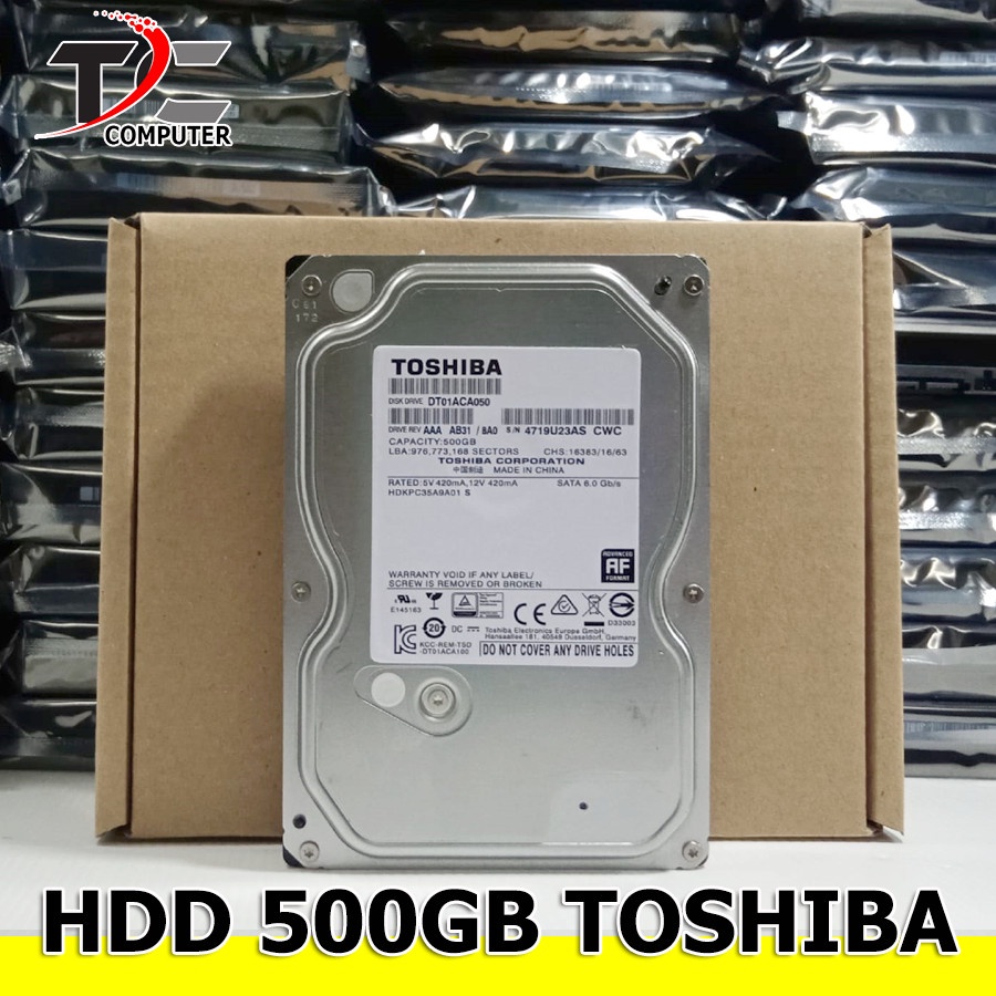 HDD HARDISK 3,5&quot; INTERNAL PC 500GB SATA CAMPUR