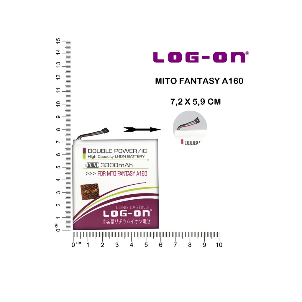 LOG ON BATERAI MITO A160