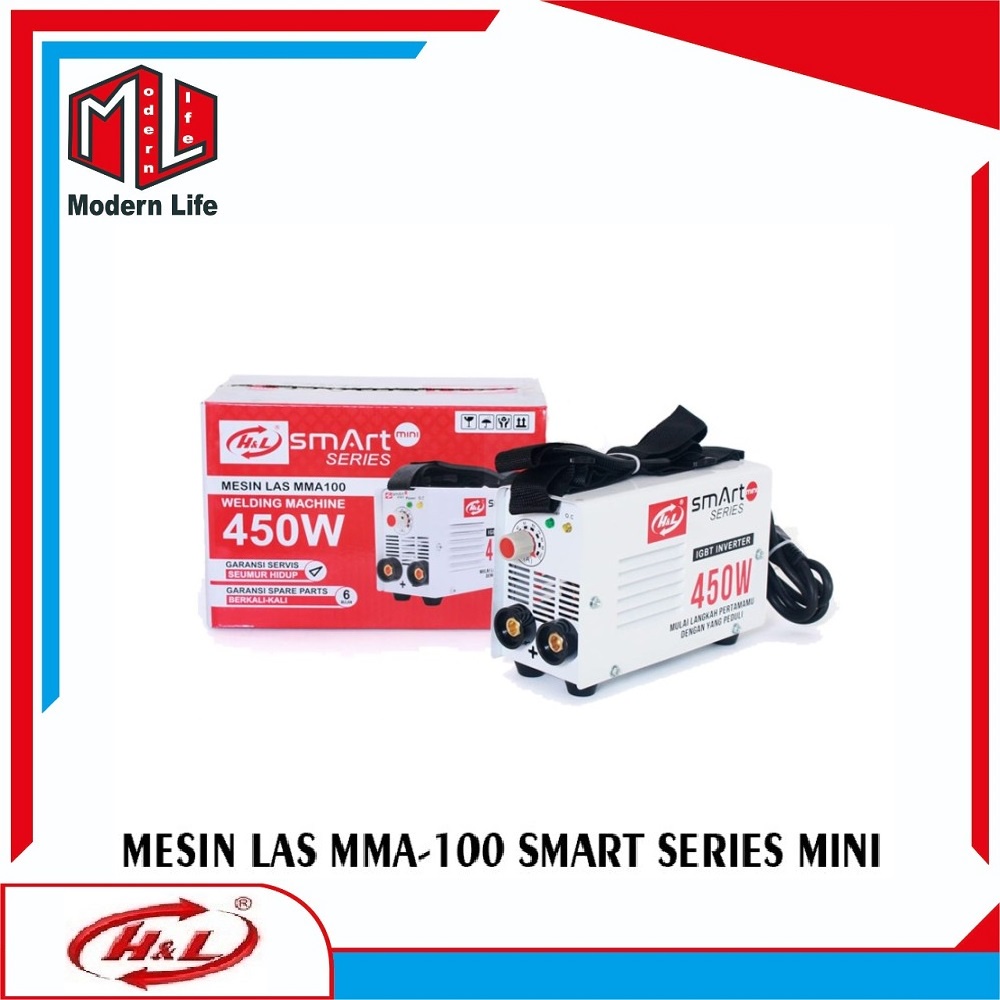 Mesin Las Smart Series Mini MMA 100 450 Watt Travo Las H&amp;L