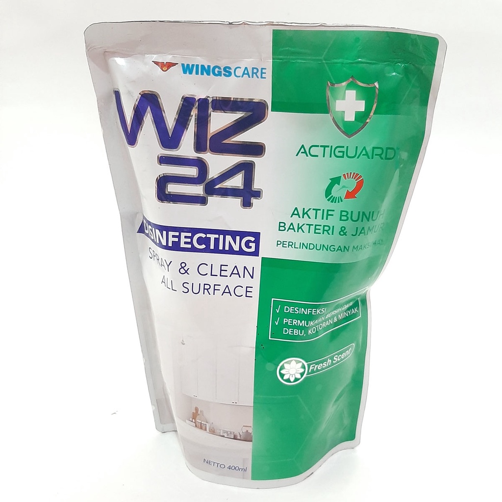 Pembersih Disinfektan Wings care Wiz 24 Refill