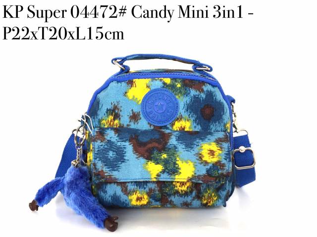 Ransel mini kp super 04472 mini 3in1/tas slempang bisa ransel