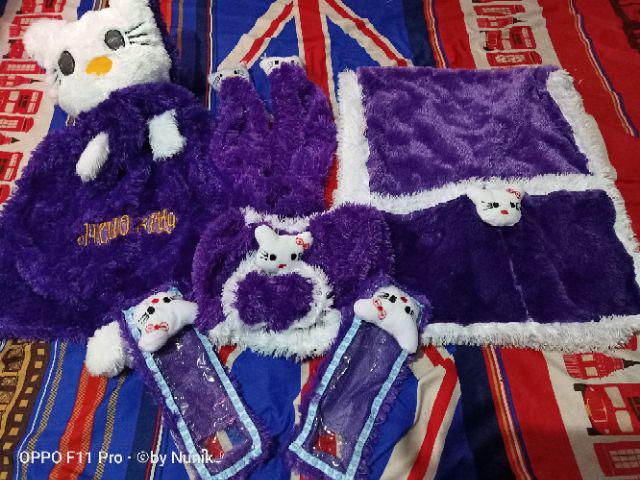 Sarung Tempat Tisu Karakter Hello Kitty Doraemon Keropi - Cover Tempat Tissue - Sarung Kotak Tisu