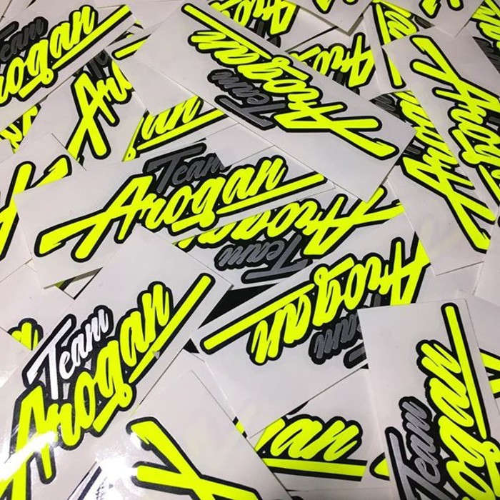 

Sticker Stiker Cutting TeamArogan V1.0 Ready Stock