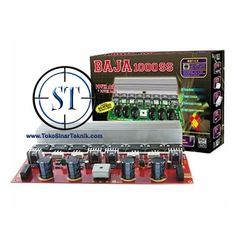 Kit Power Amplifier Stereo BAJA 1000W 1000ss TR Sanken II 1000 Watt + PSU DIoda 35A BELL BGR