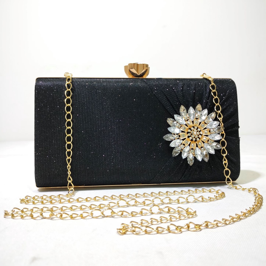 Model Baru! Clutch Pesta Farnell Import Tas Kondangan Wanita Diamond B2201/B2297 Cantik Elegan