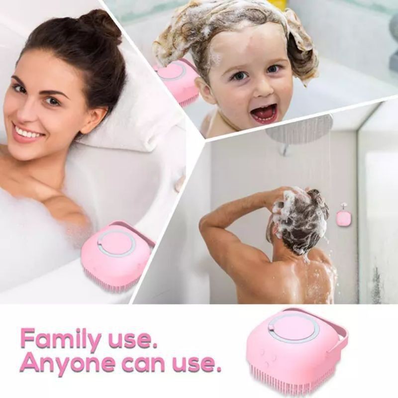 SIKAT MANDI DISPENSER SILIKON BRUSH/SIKAT MANDI AJAIB'SERBAGUNA SUPERMURAH