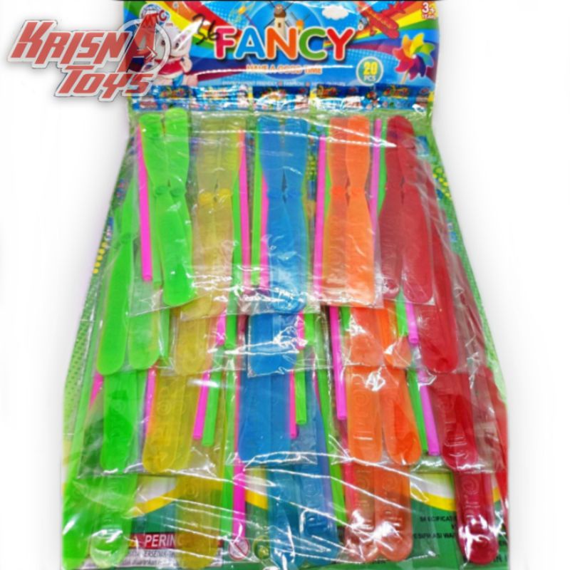 MAINAN ANAK BALING BALING TERBANG PLASTIK isi 20pcs/Lembar