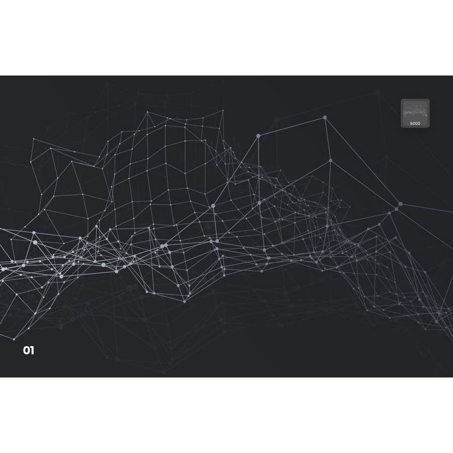 Abstract Plexus Particles - Photoshop Brushes
