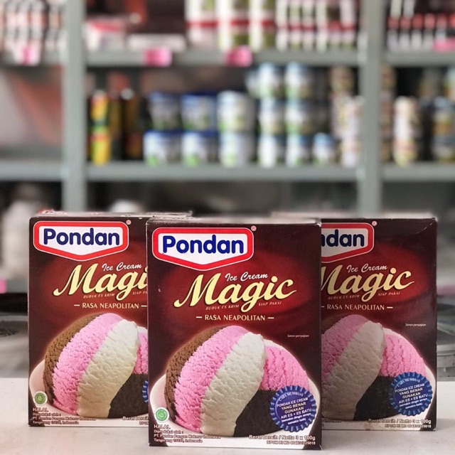 Pondan Ice Cream Magic (Neopolitan)