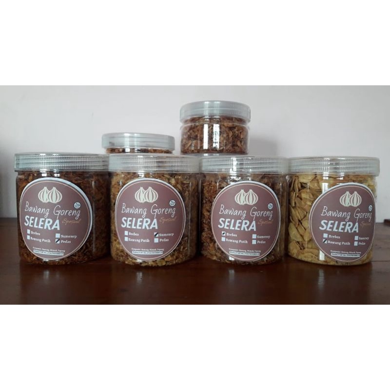 

Bawang Goreng SELERA Kemasan Toples