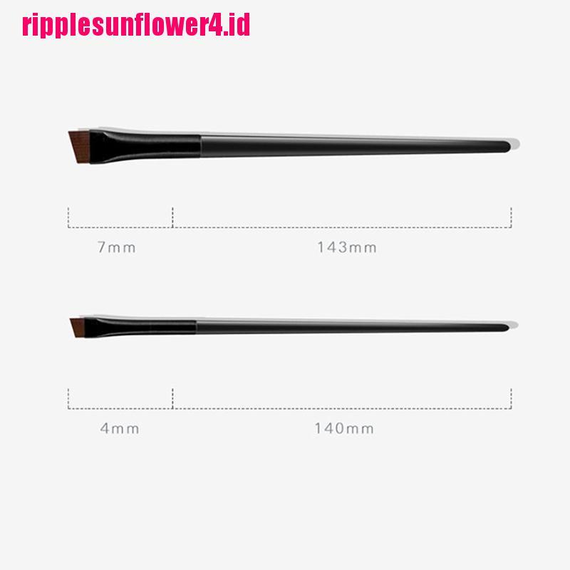 Brush Kosmetik / MakeUp Angled Sharp Bulu Sintetis Untuk Alis, Eyeliner