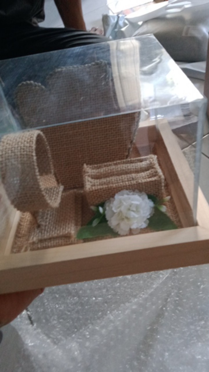 Tempat Perhiasan Seserahan Cincin Gelang Kalung Rustic - Kcgkr