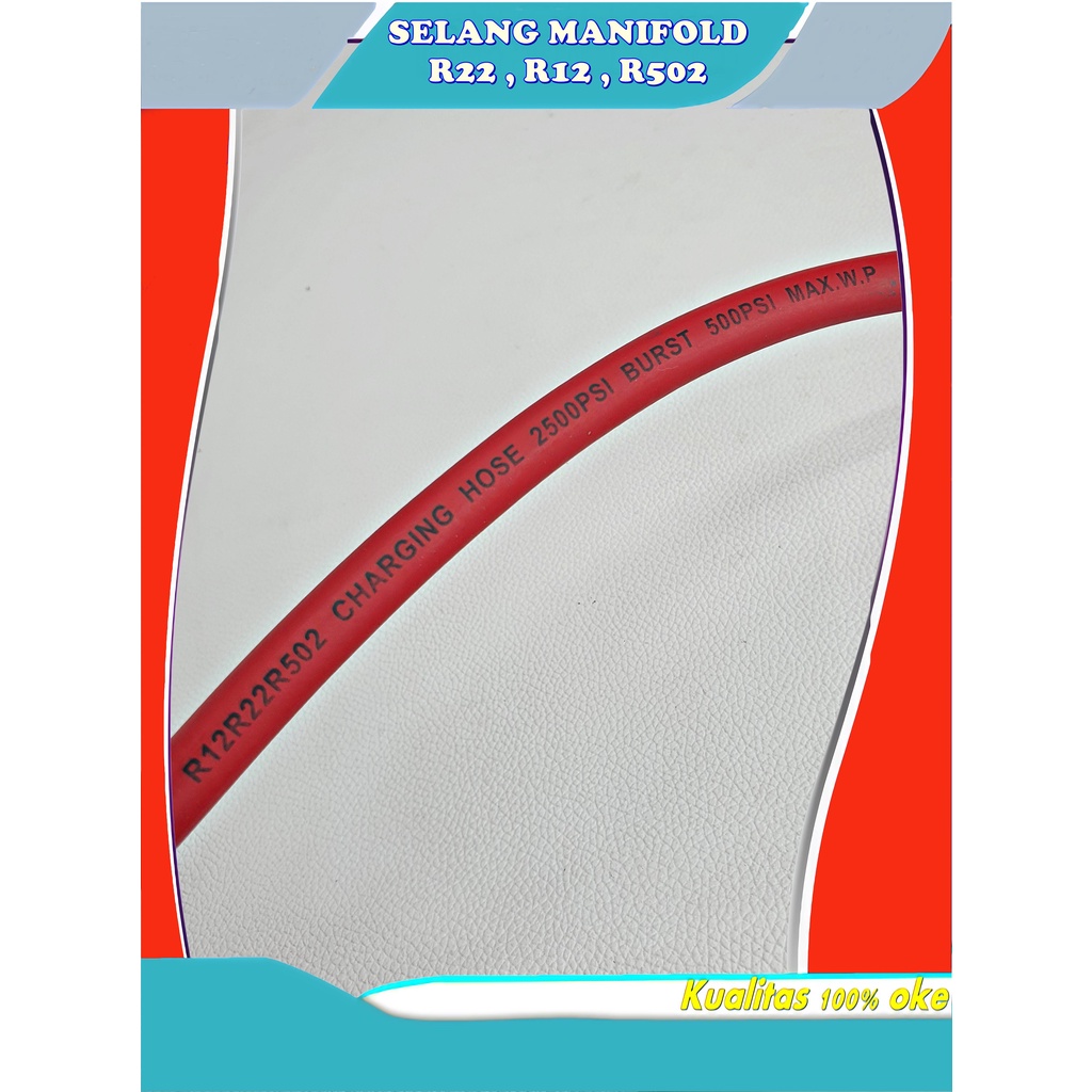[ SATUAN ] SELANG MANIFOLD | SELANG MANIFOLD R22 R134 R502 1.5METER | SELANG ANALIZER | SELANG ANALISER | SELANG MANIFOLD ANALIZER