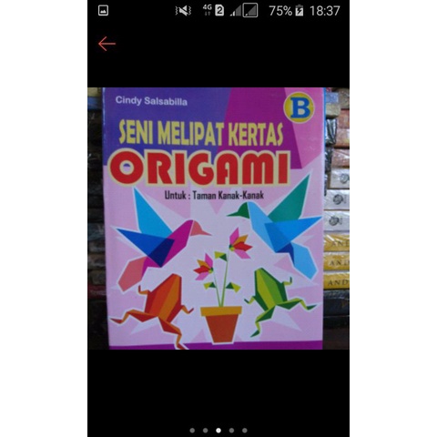 

seni melipat kertas origami B