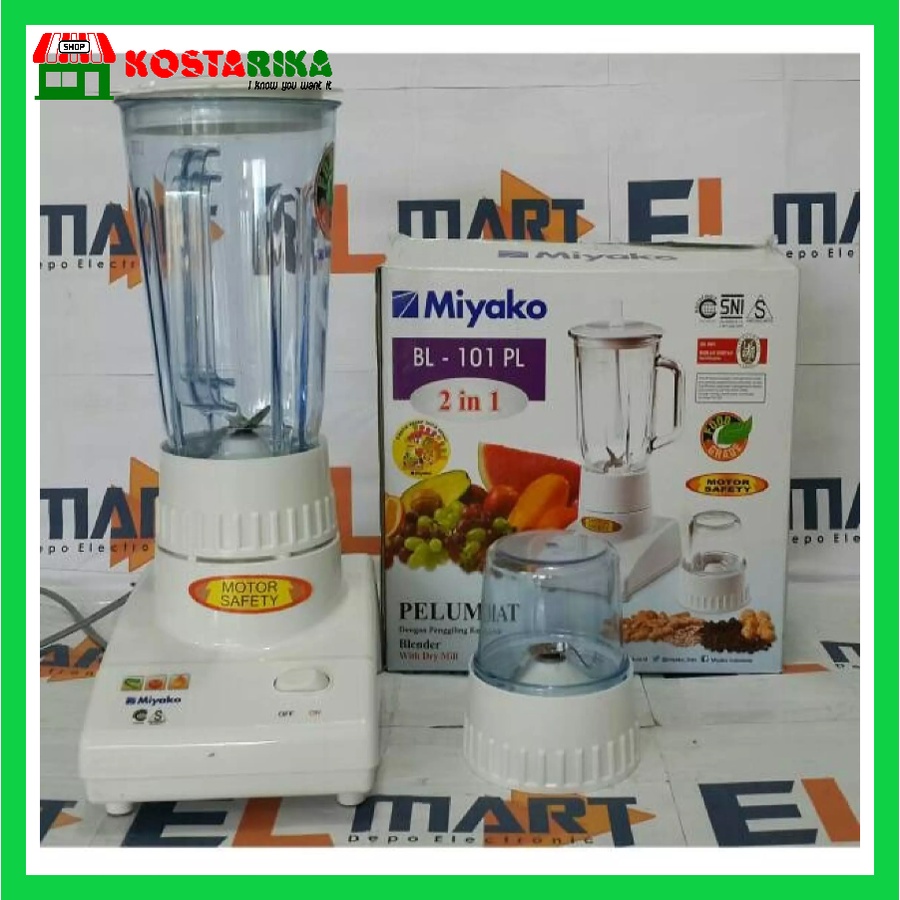 MIYAKO Blender Plastik Plus Dry Mill BL101PL