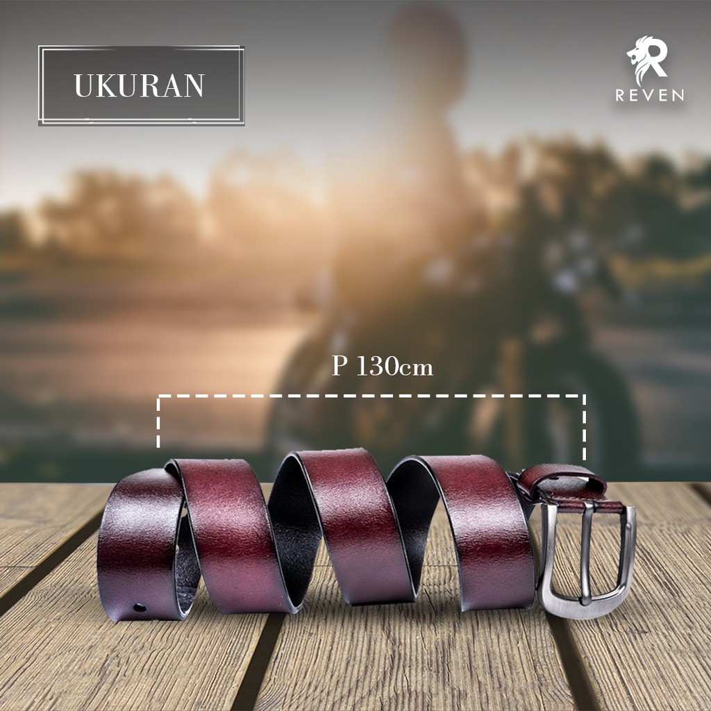 REVEN LEATHER -  Ultimate Belt Ikat Pinggang Pria Kulit Asli